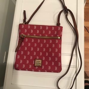 Red Sox Dooney & Bourke Double-Zip Cross Body Bag